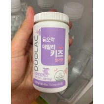 듀오락 데일리키즈 딸기맛 30일분 어린이유산균 60정 1통, 건강식품