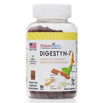 Digestyn7 - 유기농 소화 젤리 200mg 90개입 생강 마늘 강황 계피 회향 호로파 및 민트