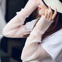 여성 레이스 여름 팔토시, 화이트5P