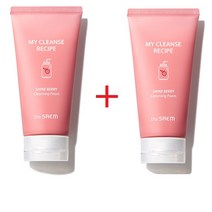 더샘 1+1 마이 클렌즈 레시피 클렌징 폼-샤인 베리, 1+1 150ml+150ml