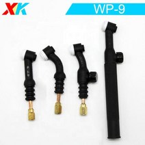 논가스용접기 프라즈마 절단기 용접봉 TIG 용접 WP9 WP9F WP9FV 밸브가 있는 유연한 토치 헤드 공기 냉각 125AMP, WP9+1PC