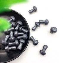 블러드스톤 비즈 목걸이 원석 패션 드롭 배송 1/2pcs 미니 적철광 버섯 동상 치유 석영 보석 Reiki 홈 인테