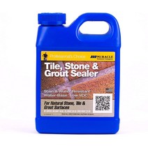 Miracle Sealants 미라클 실란트 타일 스톤 크라우트 실러 940ml Tile Stone and Grout Sealer Quart, based penetrating sealer, 1개