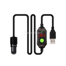 수족관히터 어항 히터 봉 미니 수족관 물고기 탱크 USB LED 가열 막대 온도 조절기 작은 거북이 보호, [01] USB, [01] 10W