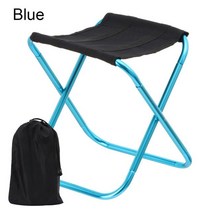 캠핑의자 강아지캠핑의자 내구성 알루미늄 합금 피크닉 야외 좌석 낚시 휴대용 미니 접이식, 그물, 02 blue