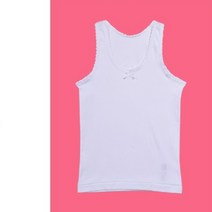 트라이 순면 여자 아기 여아 런닝 나시 85호(13-14세), 60호(3-4세) 백색