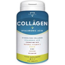 BALANCE FEEL YOUR SELF 가수분해 콜라겐 2000MG - 240정 |보충제|히알루론산 코엔자임 Q10 비타민 C 비오틴 아연 함유 피부 뼈 관절, 1개