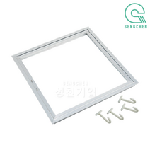 금강산업 알루미늄 점검구(고리형)(600mm) (1BOX=10EA), 저광, 은색