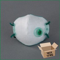 크린탑 보형물 방진마스크 C620V 1BOX(10개입)/ 2급 / 접이식 / 휴대성 / 착탈간편 / 걸고리형 / 길이조절 / 분진 미스트 방지