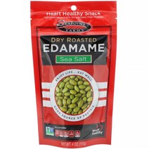씨포인트 팜 Seapoint Farms 구운 건조 에다마메 바다 소금 113g(4oz) 미국 직배송, 제품상세정보참조, 상세설명참조, 113g, 1개