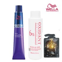 웰라 콜레스톤 퍼펙트 리치 16컬러 80g / 산화제+앰플증정, 골드브라운 (77/73), 1개