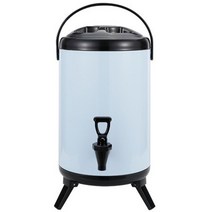 케이터링 디스펜서 보온보냉 홈파티 커피 홈파티 음식배달 음료박스 음료통 커피디스펜서 보온디스펜서, 8L 라이트블루