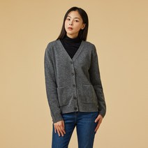 [JAJU/자주] 여 메리노울 가디건_챠콜
