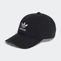 아디다스 아디컬러 클래식 트레포일 스톤워시드 베이스볼 캡 Originals - Black IB9990 151739, OSFM