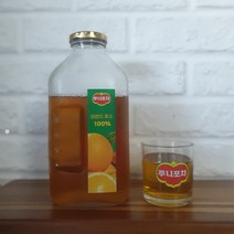 J2NB2 델몬트유리병 문구 주문제작 문구 옛날 물병 보리차병 델몬트 훼미리 주스병 레트로 쥬스병, 유리컵