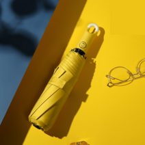 우버디즈 손잡이 고리형 양우산 3단 자동 우양산