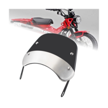 헌터커브 부품 바이크 튜닝 혼다 CT125 CT 125 슈퍼커브 2020-2021 윈드 스크린 실드 커버 오토바이 디플렉터, 블랙, 1개