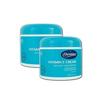 비타민E Dermisa Vitamin E Cream | Intense Moisturizer for Dry Skin with Cocoa Butter Collagen Elastin, Pack of 2