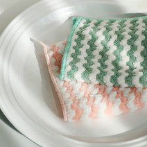 25X25 고급 냄새안나는 극세사 주방 손행주 20장 매직 수건 인덕션 전자레인지 먼지없는 만능 행주 빨아쓰는 찌든때 물행주 막수건 살림템 수세미 대형 걸레 행주의중독, 그린/20P