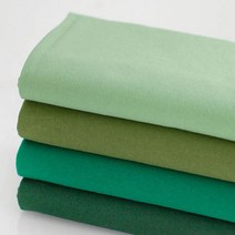 패브릭샵 워싱옥스포드 은은한무지31컬러 그린계열 4컬러, 연두