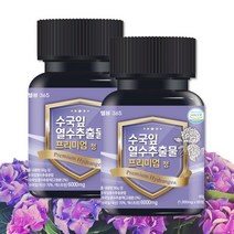 헬뷰365 고함량 수국잎 열수 추출물 프리미엄정 1000mg 60정 2개입, 2통
