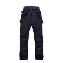 스키 팬츠 스키팬츠 스노우보드 팬츠 남녀 공용 야외 바람막이 방수 따뜻한 커플 겨울 신제, 01 Black_01 S