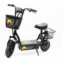 전동 성인용 킥보드 배터리 앉아서타는 전기 접이식 듀얼 퀵보드 대리기사, 24V, [블랙]전동킥보드(10-20km)