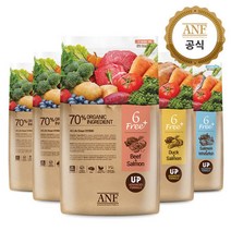 ANF 유기농 식스프리 유기농 강아지사료 1.8kg/5.6kg, 오리&연어 1.8kg