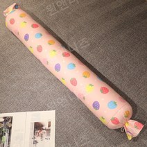 안고자는 긴 바디 필로우 인형 대형 기린 쿠션 공룡 쿨링 원형 롱 동물 베개 u자형 일자형, 딸기