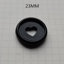새로운 반투명 플라스틱 바인딩 링 100PCS23MM 버섯 구멍 노트북 반투명 버튼 DIY 바인딩 버튼 바인딩 CD, 08 Black