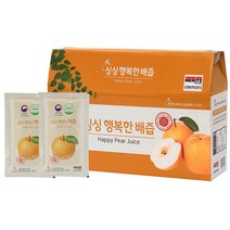 싱싱 행복한 배즙 100ml x 30포 국내산 착즙, 단품, 1박스