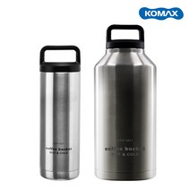 코멕스 스텐 손잡이 보온보냉병 540ml ＋ 2L 세트 / 텀블러 보온병 운동