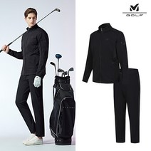 [푸마] [밀레골프] NEW 남성 올라운드 자켓팬츠 2종세트 블랙
