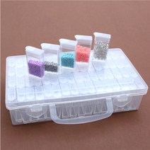 하qis1_악세사리수납함 부품 귀걸이보관함 케이스 재료 키덜트장난감 피규어소품 박스 비즈공예 소분용기♥erda, ♥erme