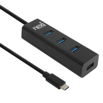 (NEXI) C타입 4포트 USB3.0허브 USB확장 무전원