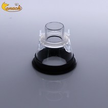Canack 수의학 마취 마스크 산소 마스크 동물 얼굴 마스크 PP 링 스테인레스 링, 02 Size3 PP Ring