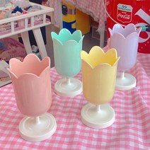 일호장신구 튤립잔 연필 꽂이 국내배송, 튤립잔연필꽂이(보라색)