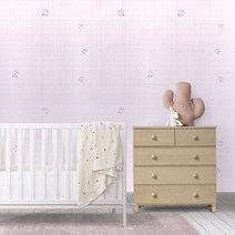 접착식 단열벽지 1mX2.5m_결로 곰팡이방지 보온 방한 난방 셀프 도배 인테리어 시공 폼 포인트 벽지 시트지, 타탄 입체꽃핑크