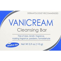 Vanicream 클렌징 바 110.6g(4.1온스) 4개 팩 153130, 3.9 Ounce (Pack of 4)_Unscente
