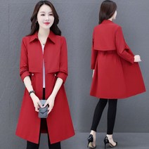 벨리타앤코 여성 트렌치코트 바바리 코트 캐주얼 빅사이즈 mdq27