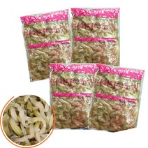 중국집 쨔샤이 채 1kgx4 대용량 자차이 중식 식자재 무침 짜장면 밑 반찬 업소용 식당