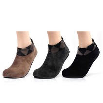 양말나라 크로바 따듯한 요술버선 3켤레/ 겨울선물로 좋은 기모덧신