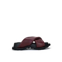 JIL SANDER 여성 패딩 샌들 슬리퍼(JS38041A_15203_602) 버건디