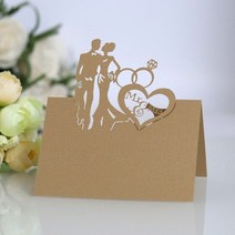 맞춤형 사인 보드 웨딩 결혼식 피로연 표지 장식 10 pcs 섬세한 레이저 컷 럭셔리 테이블 이름 장소 카드 생일 파티 초대 카드 테이블 호의, 베이지