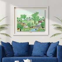 위아트 모지스 할머니 명화 거실 인테리어 그림 액자 12종, 10.모지스_Visitors