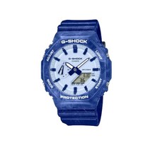 Casio 새로운 카시오 G-Shock 파란색과 흰색 도자기 시리즈 오크 시계 GA2100BWP-2A
