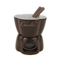 레드 퐁듀기계 초콜릿 중탕기 초코 멜팅기 초콜렛 워머 가정용 세트, 워머 - 브라운