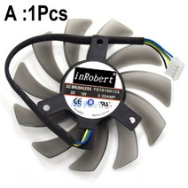 새로운 firstd fd7010h12s 75mm 쿨러 팬 asus msi radeon sapphire 6930 7850 gtx 550 750 770 ti hd 7870 비디오 카드, 1개, CHINA