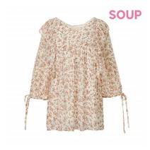 숲 SOUP 프릴 플라워 블라우스(SV5SS67)