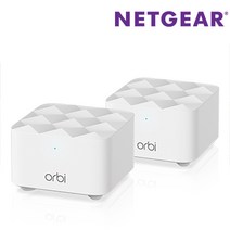 넷기어 오르비 듀얼밴드 WIFI6 60평 메쉬 와이파이 공유기 2PACK RBK12